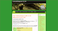 Desktop Screenshot of fs-biologie.uni-kiel.de