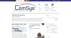 Desktop Screenshot of comsys.informatik.uni-kiel.de