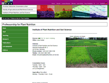 Tablet Screenshot of plantnutrition.uni-kiel.de