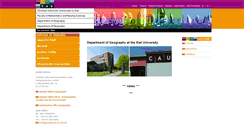 Desktop Screenshot of geographie.uni-kiel.de