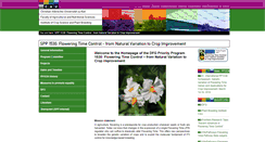 Desktop Screenshot of flowercrop.uni-kiel.de