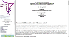 Desktop Screenshot of lak2007.uni-kiel.de