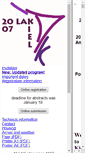 Mobile Screenshot of lak2007.uni-kiel.de