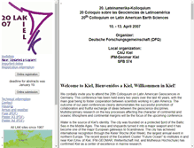 Tablet Screenshot of lak2007.uni-kiel.de