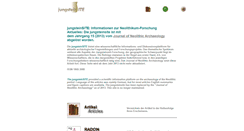Desktop Screenshot of jungsteinsite.uni-kiel.de