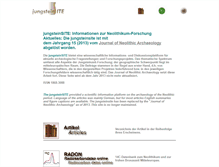 Tablet Screenshot of jungsteinsite.uni-kiel.de