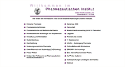 Desktop Screenshot of pharmazie.uni-kiel.de
