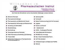 Tablet Screenshot of pharmazie.uni-kiel.de