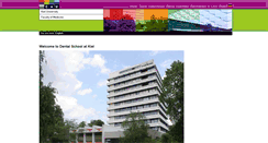 Desktop Screenshot of dentalschool.uni-kiel.de