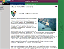 Tablet Screenshot of ecosystem-management.uni-kiel.de