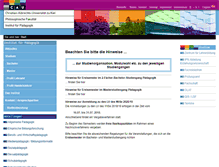 Tablet Screenshot of paedagogik.uni-kiel.de
