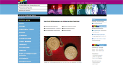 Desktop Screenshot of histsem.uni-kiel.de