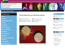 Tablet Screenshot of histsem.uni-kiel.de