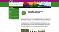 Desktop Screenshot of landscape-ecology.uni-kiel.de