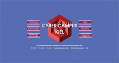 Desktop Screenshot of cybercampus.uni-kiel.de