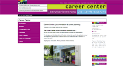 Desktop Screenshot of careercenter.uni-kiel.de